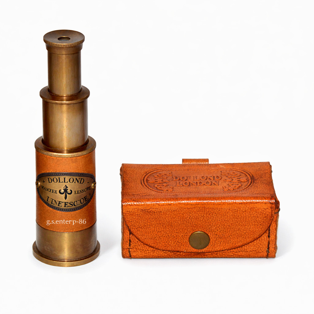 5” Antique Brass Telescope Nautical Spyglass Pirate Marine Dollond London Gift