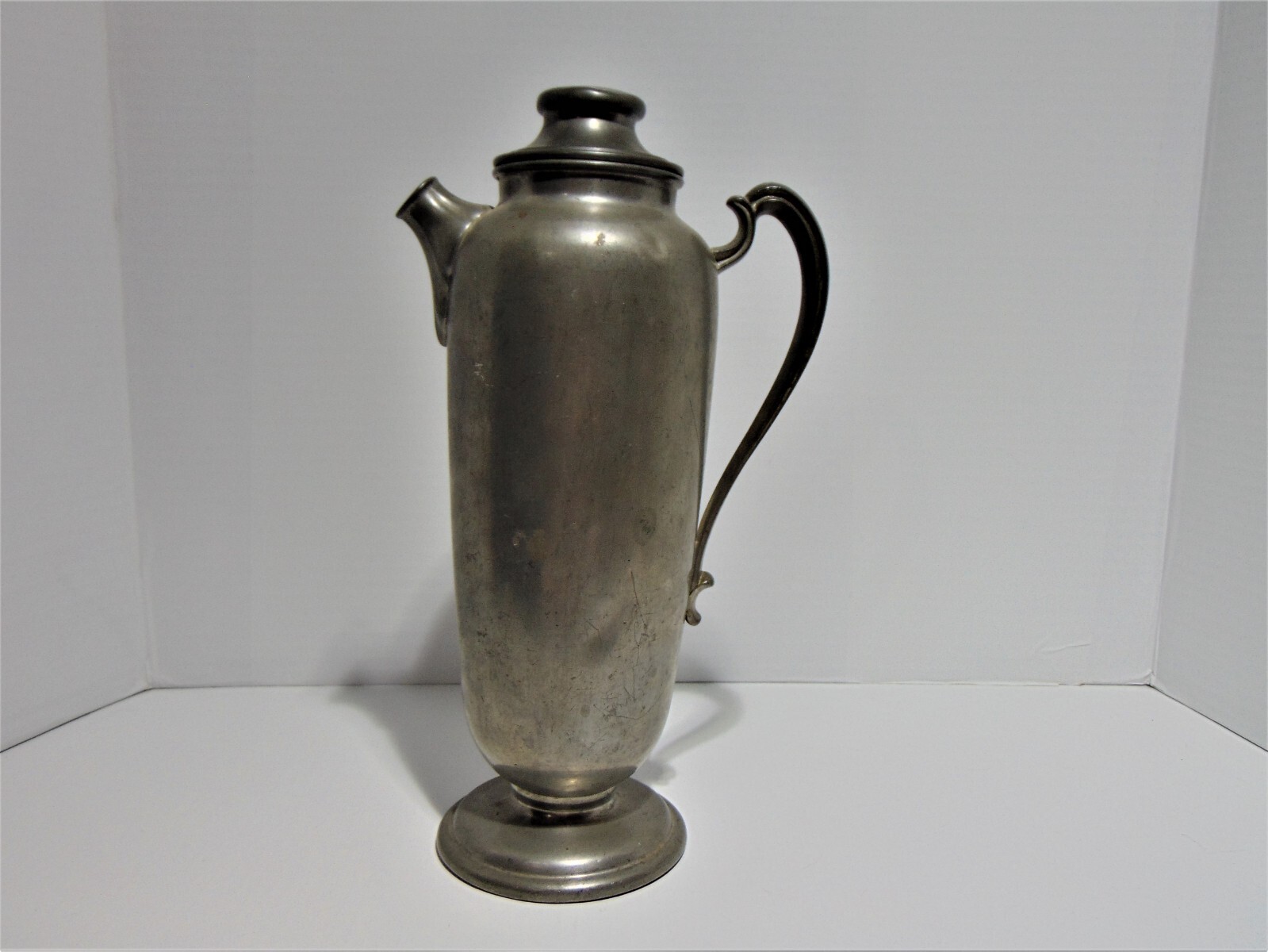 Mulholland Pewter Coffee Tea Server 1918 8 1/2 PTS