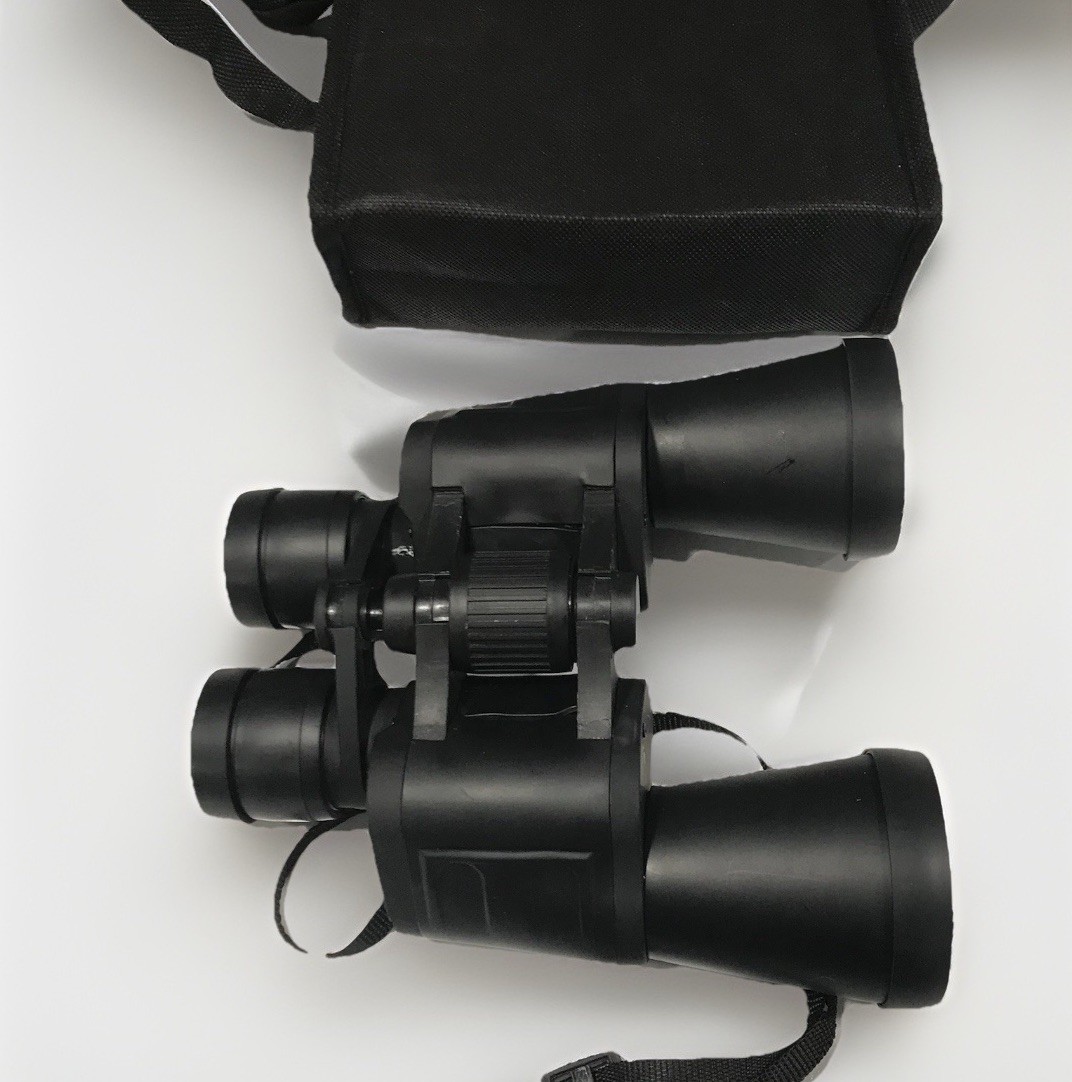 Wakeman Outdoors  7X50 297 FT At 1000 YDS Coated Optics Binoculars + Carry Bag