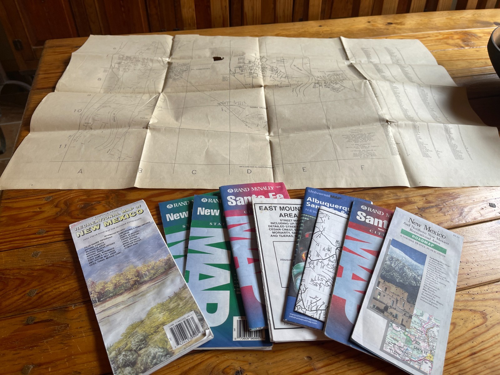 New Mexico Road maps, Santa Fe, Albuquerque, Map of Valencia County, etc