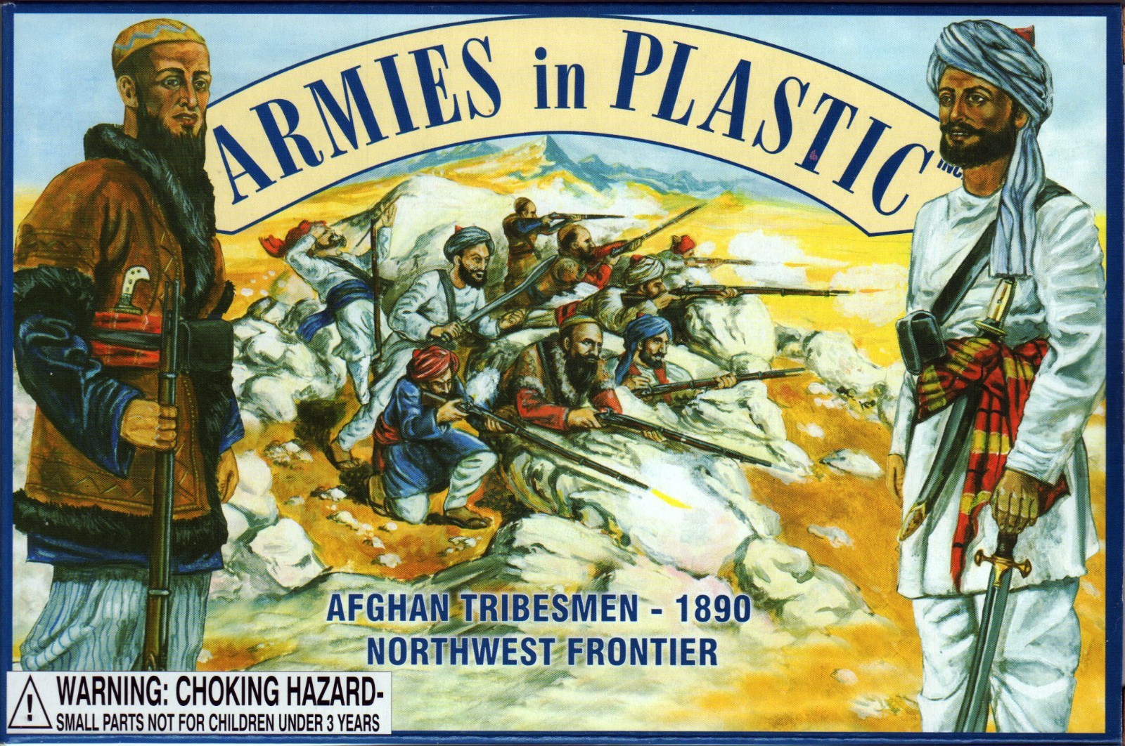 Armies in Plastic: Northwest Frontier Afghan Tribesmen (1890) - 1/32 Scale 54mm