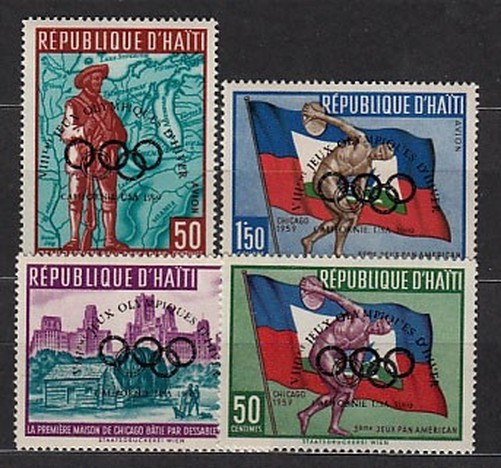 Haiti - Mail 1960 Yvert 430+A.184/6 ** Mnh Sports