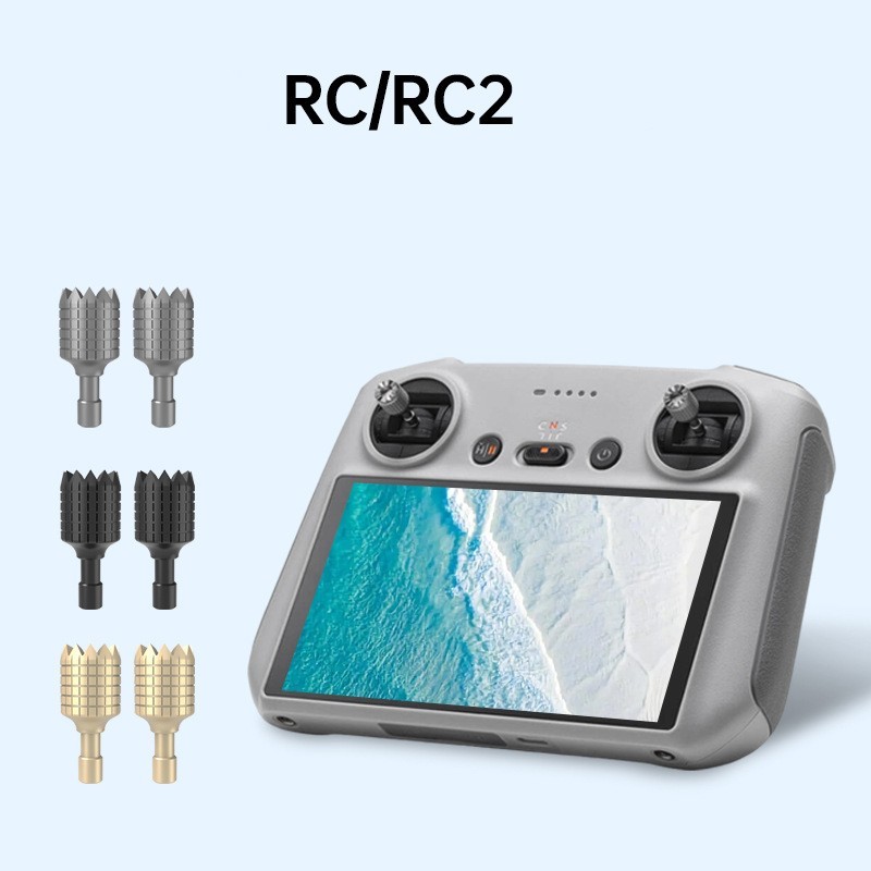 2Pcs Metal Thumb Stick Rocker Joystick For DJI  RC/RC 2/RC-N1/N2/RC Pro Remote