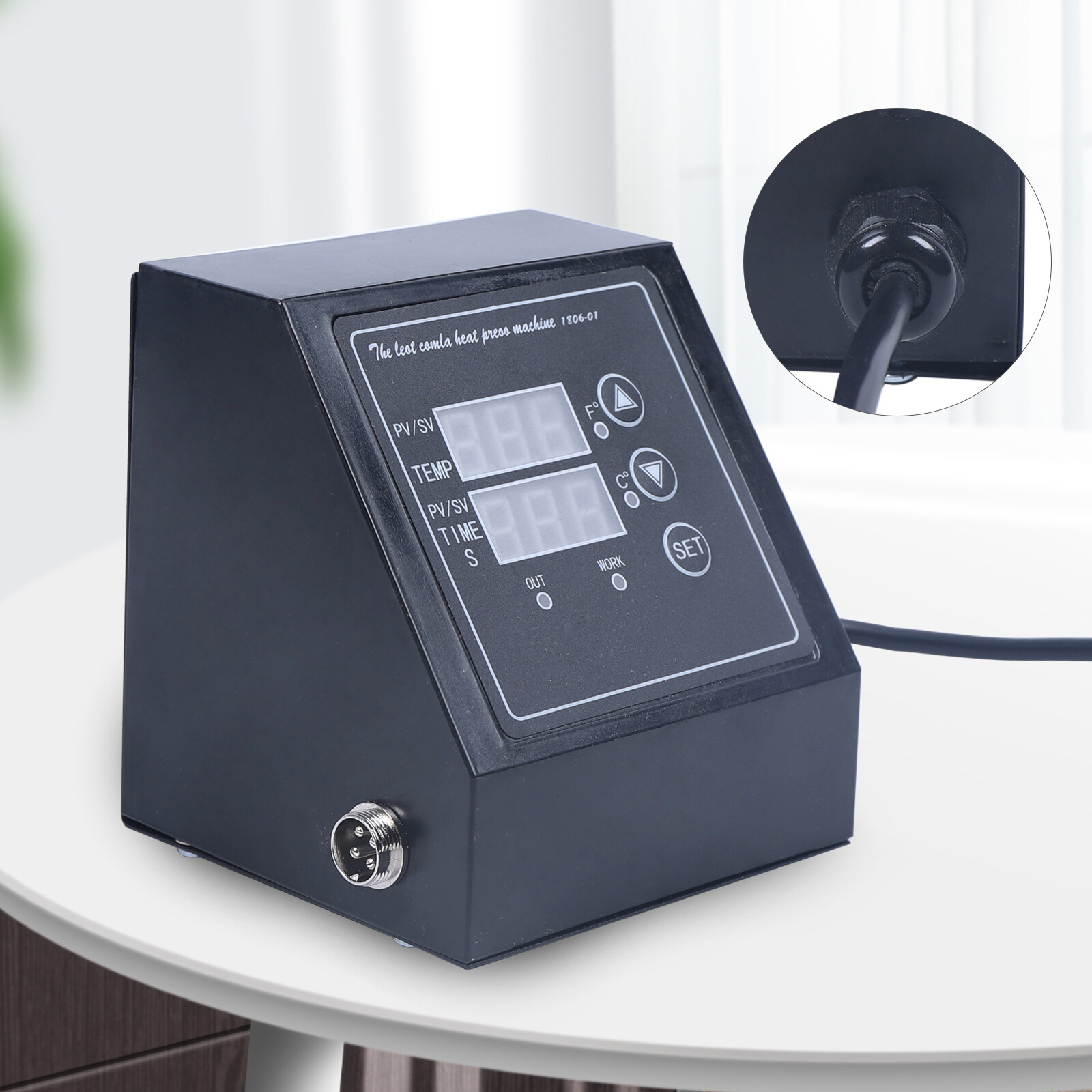 Heat Press Digital Dual Display Control Box-Temperature For Heat Press Machine