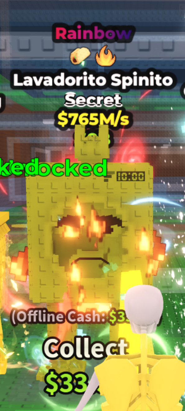 🎃 Rainbow lavadorito spinito - Steal A Brainrot - ‼️ Fast 🚚📦