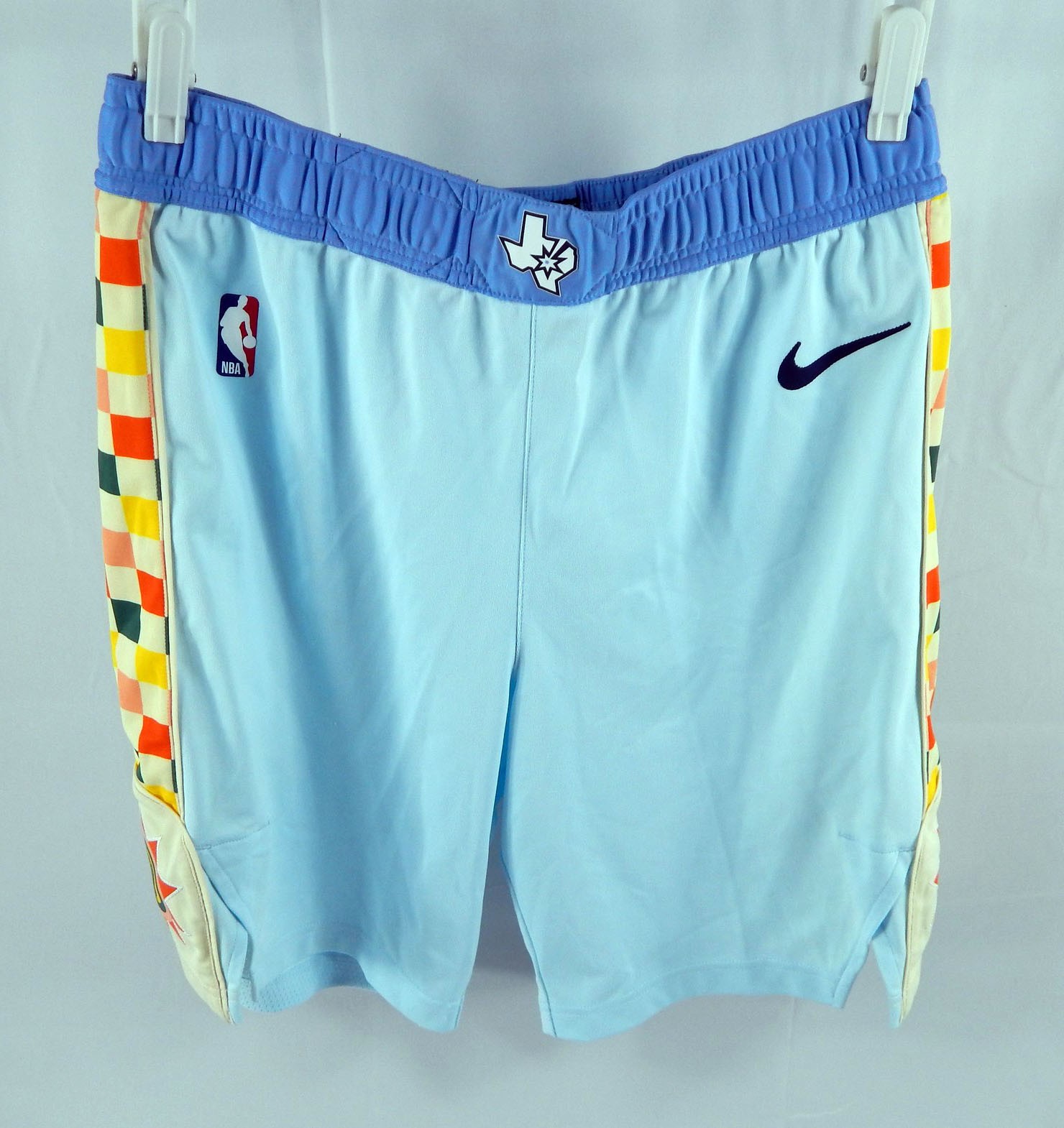 2024-25 San Antonio Spurs Jeremy Sochan #10 Game Used Blue Shorts City L 38 686