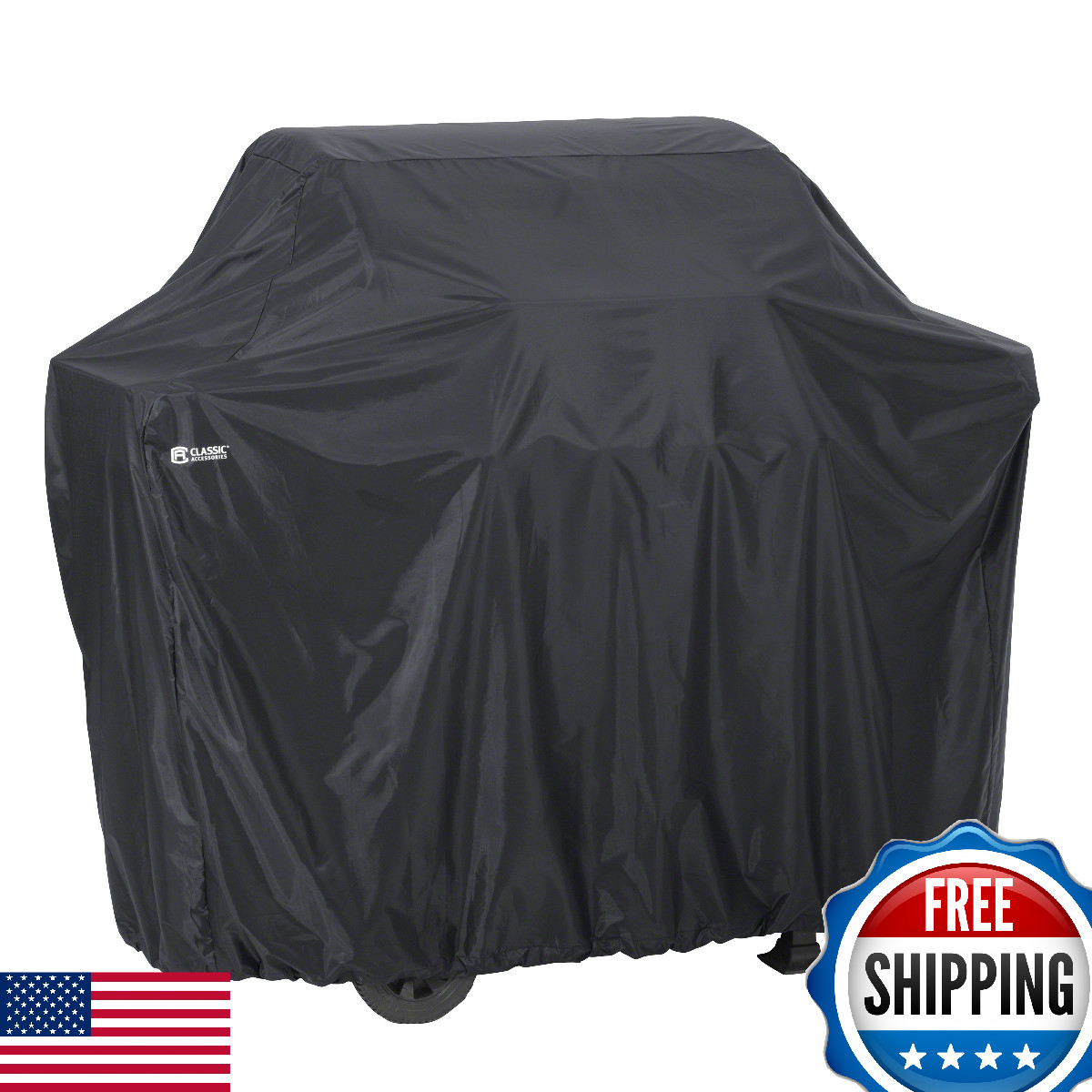 Classic Accessories 55-933-350401-EC SODO Plus Gas Grill Cover, Black, Medium