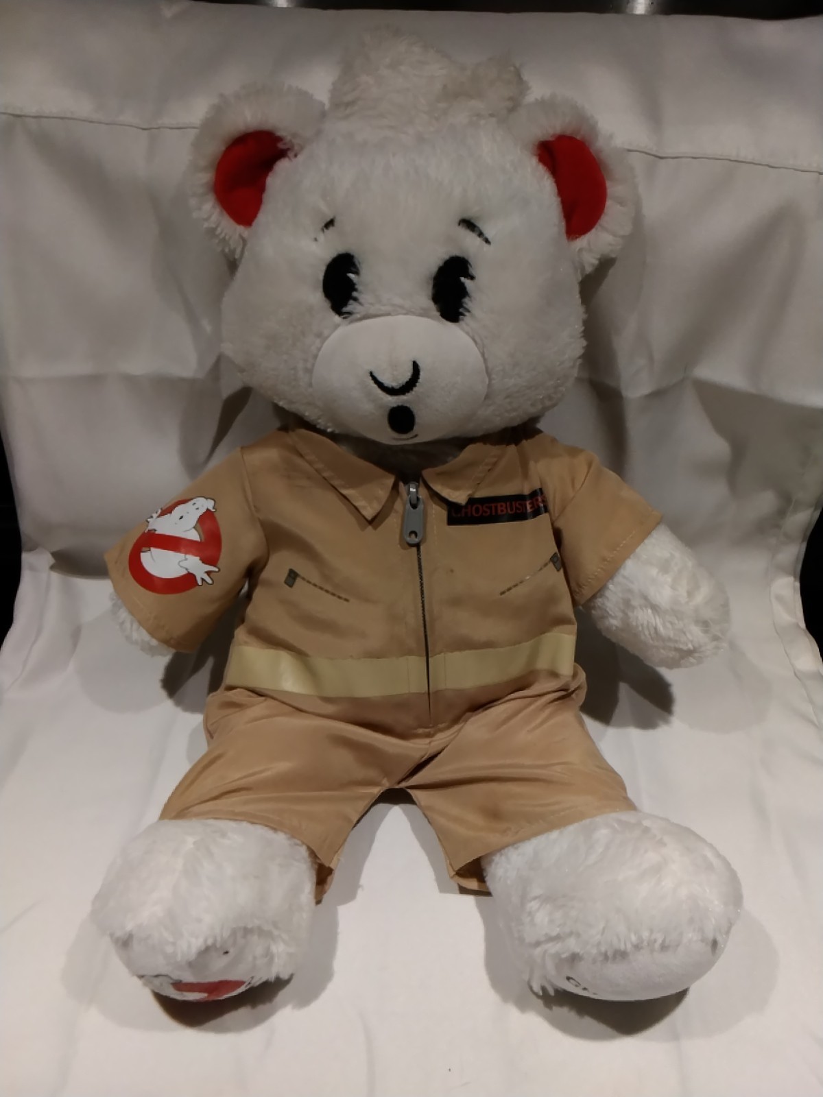 Build-A-Bear Ghostbusters 18" White Teddy Bear Plush 🔥