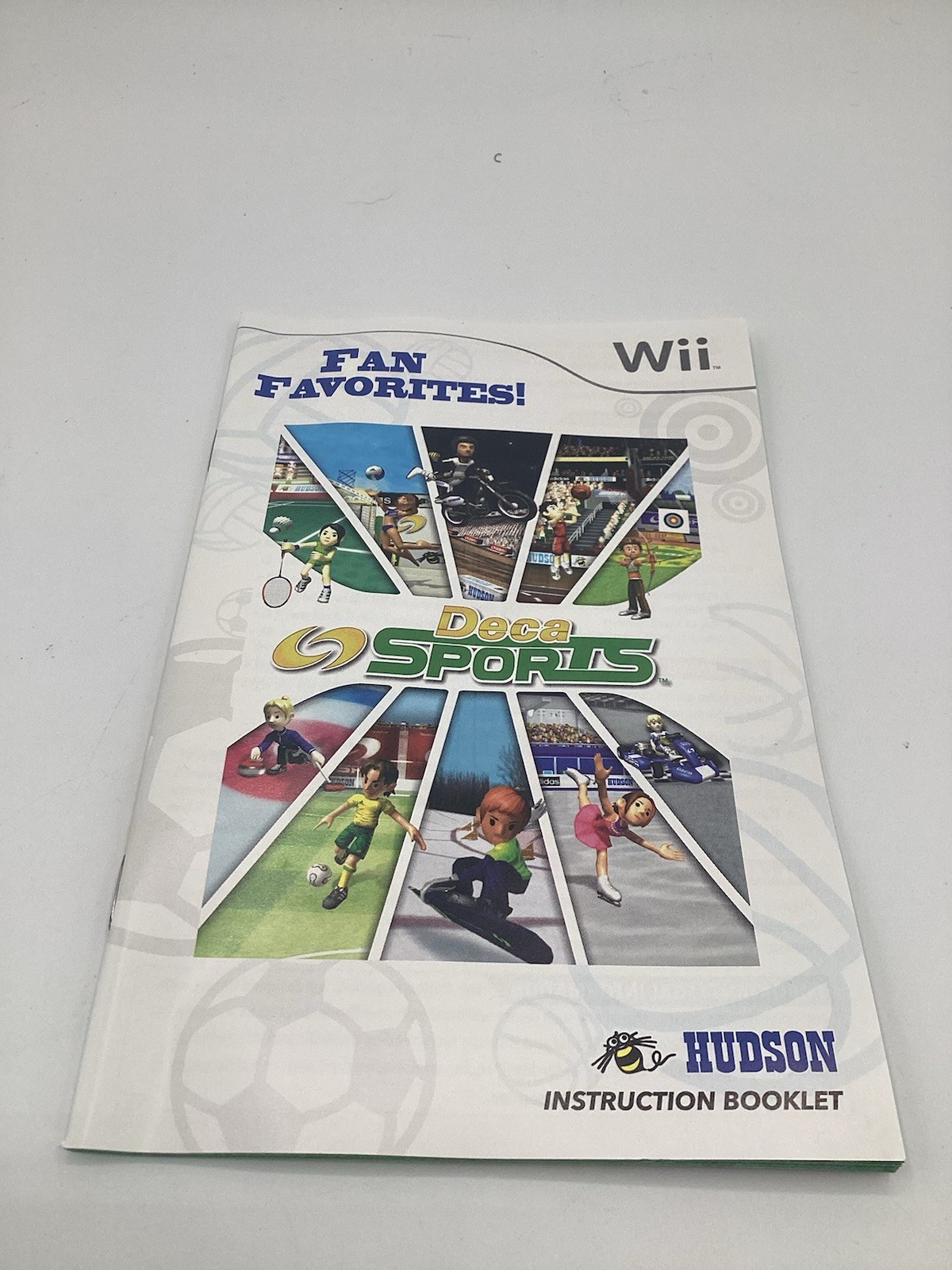 Deca Sports Nintendo Wii MANUAL ONLY Authentic
