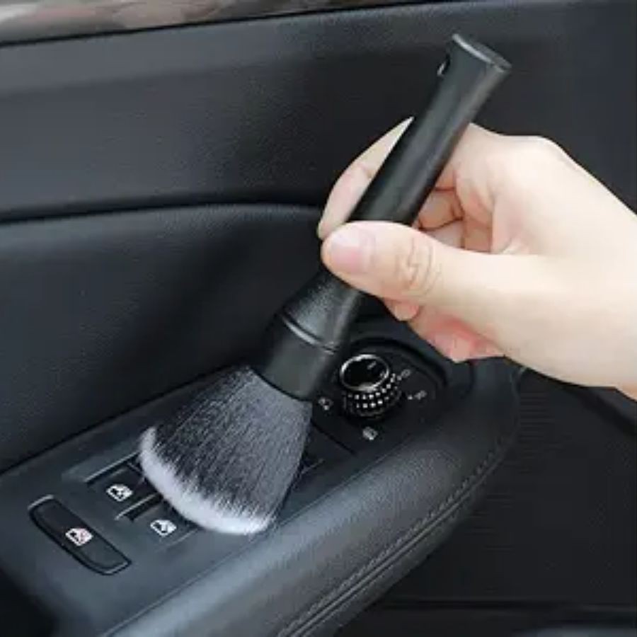 Interior Dust Brush, Soft Bristles Detailing Brush, Scratch Free Dust Removal Cl