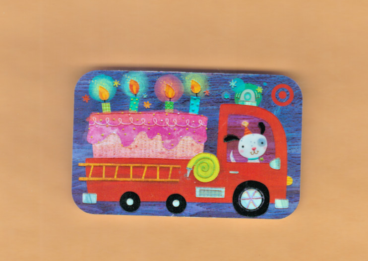 Collectible 2008 Target Gift Card - Happy Birthday Fire Engine - No Cash Value