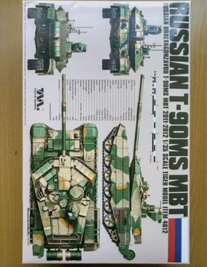 This is the last listing... 1:35 Russian Main Battle Tank T-90MS Tiger Model 1/3