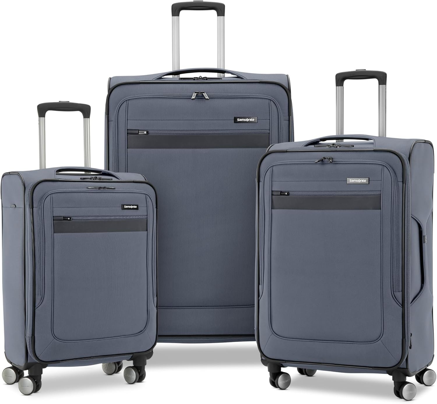Samsonite Ascella 3.0 Softside Luggage Spinner Wheels 3pc Set 20/25/28 BLACK