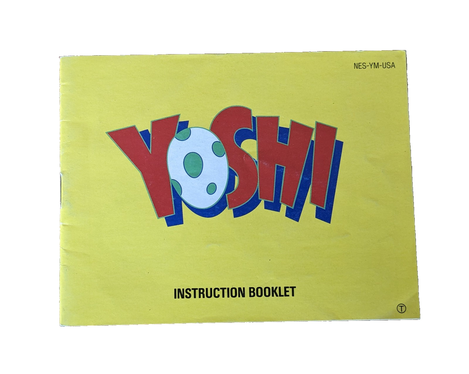 NES Nintendo Yoshi Instruction Manual Booklet Only NES-YM-USA Authentic Original