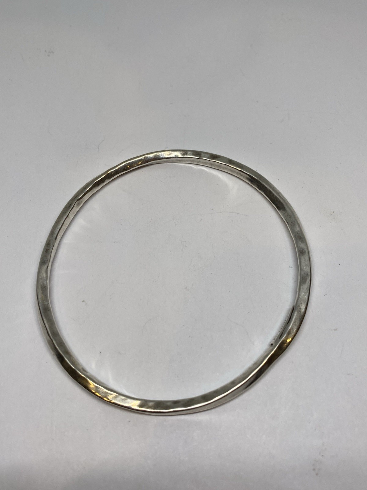 8.3g 925 STERLING SILVER BANGLE BRACELET STAMPED ATI FINE JEWELRY