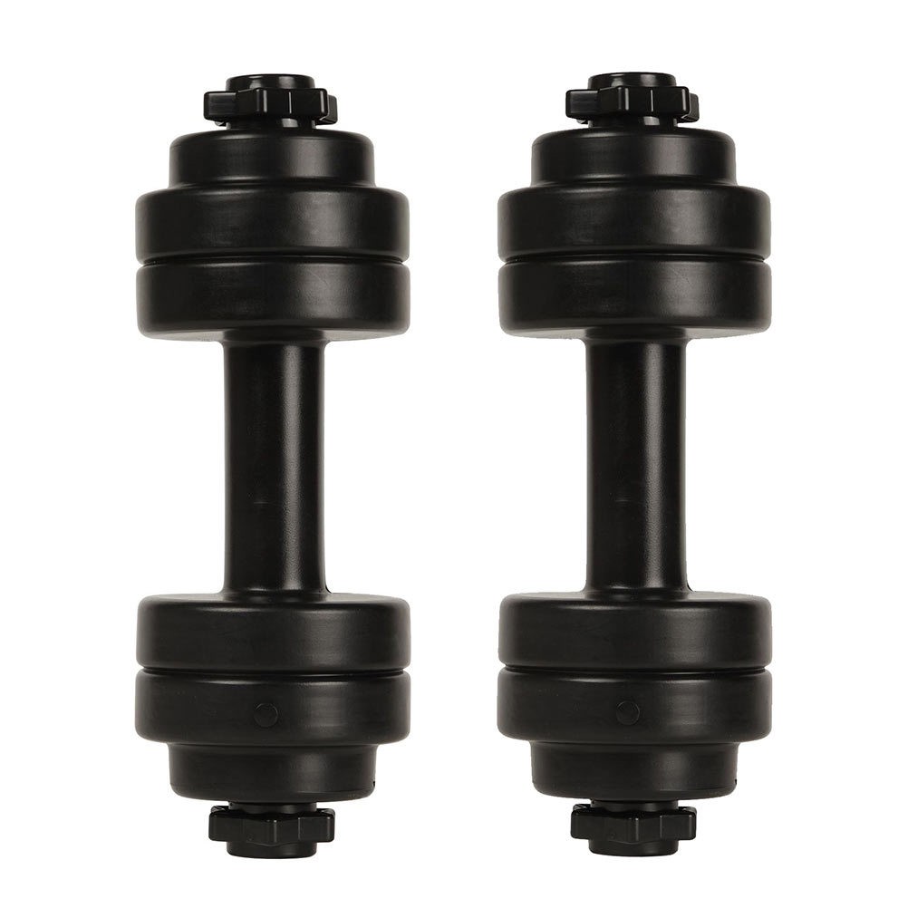 2 Pcs Large Dumbbell Shaped Water Bottles Fitness Leak Proof Kettles