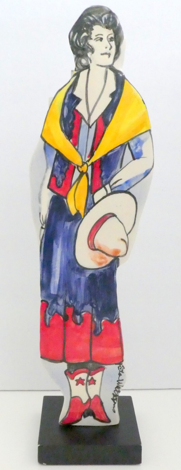 Pastimes Pottery CA Artist Rita Watkins Paper Doll Collection JANET Figurine NWT