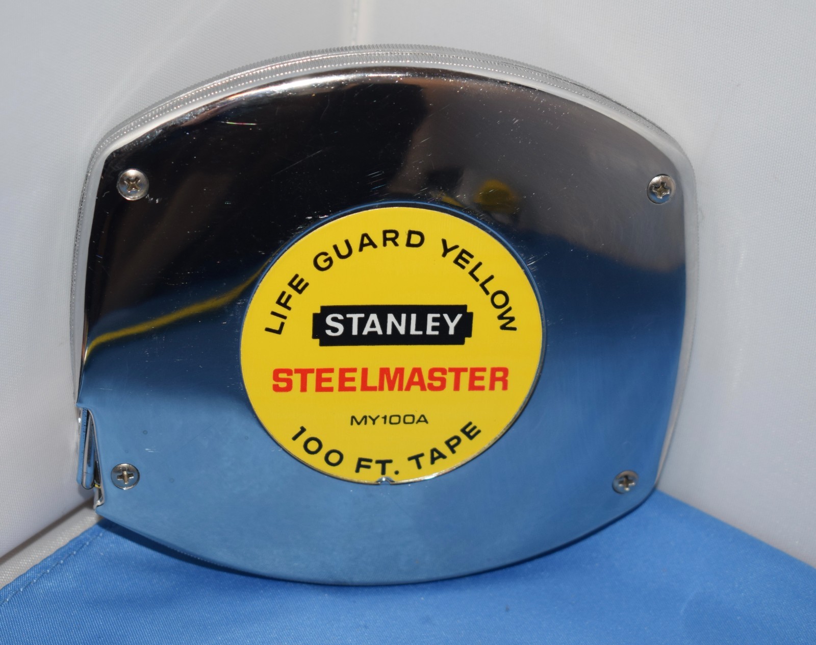 Stanley 100 Ft. Steelmaster Tape Measure Life Guard Manual Rewind MY100A ~E2A