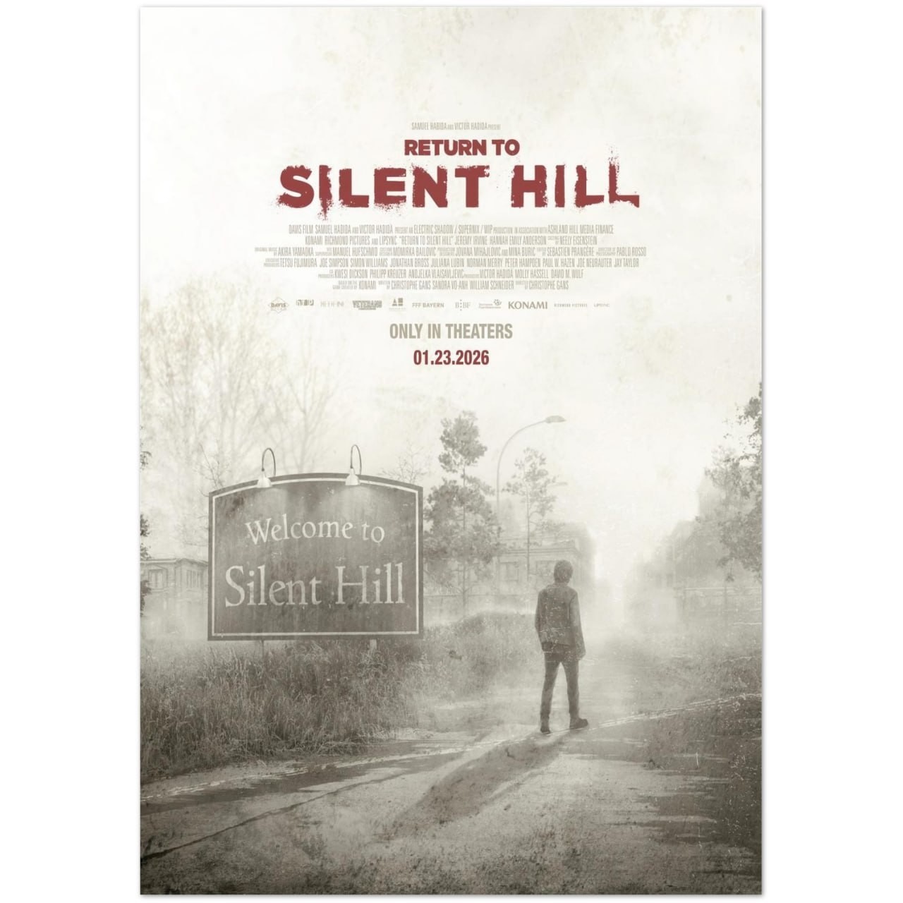 Return To Silent Hill 2026 Horror Movie Welcome To Silent Hill Poster