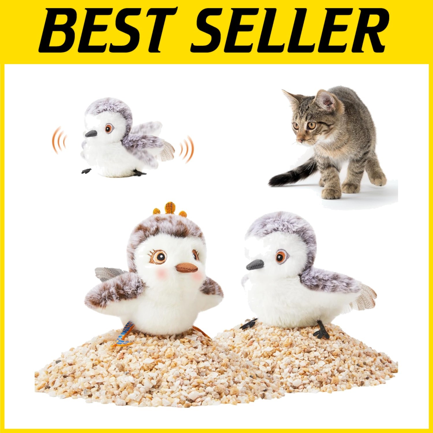 Flapping Sandpiper Pair-Mate Cat Toys