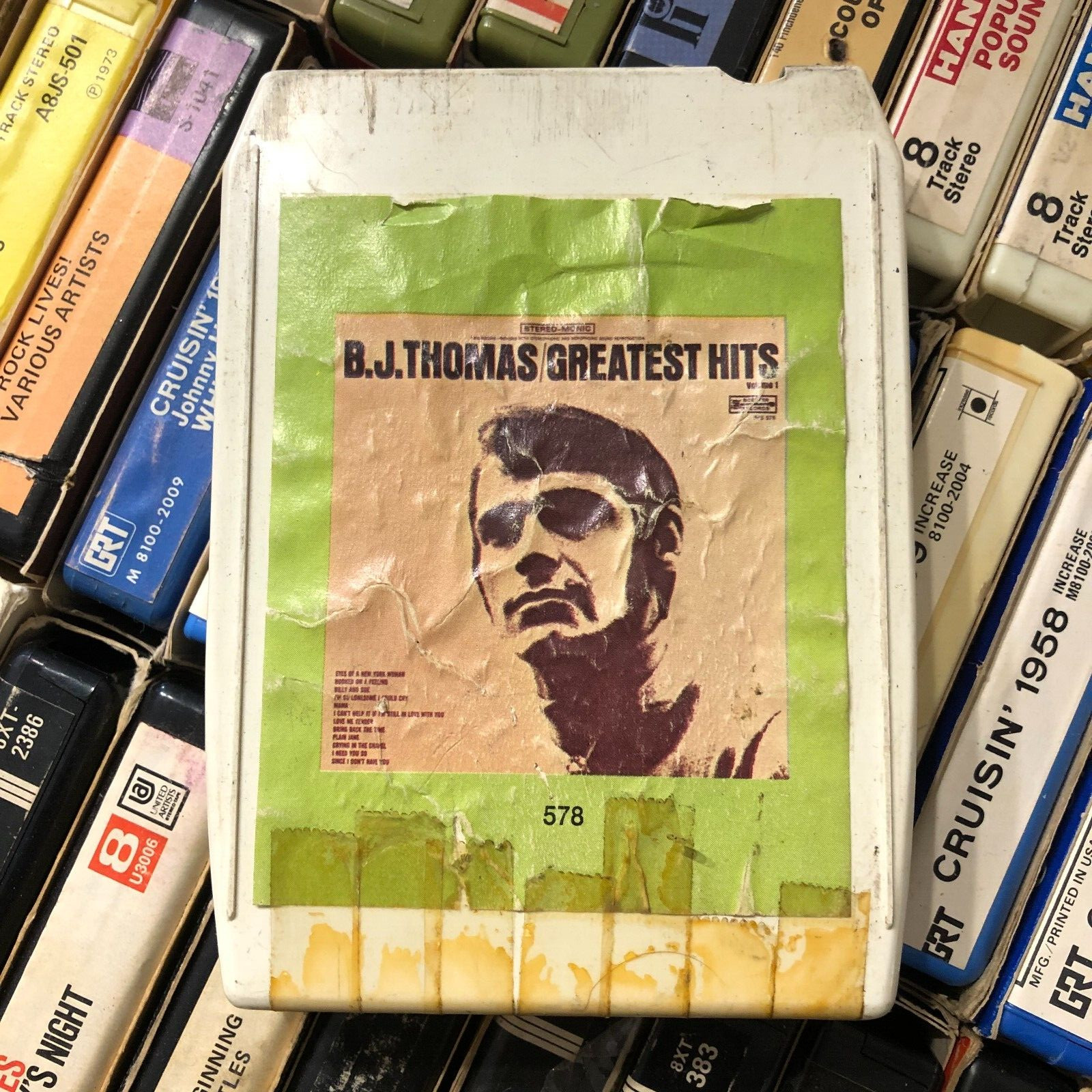 B.J. Thomas : Greatest hits vol.1, 8 Track Tape CANADA