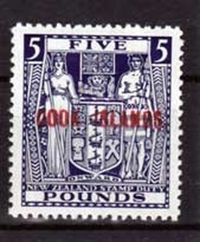 Cook - Mail Yvert 71D * MH