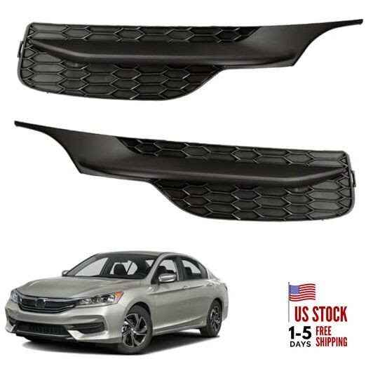 1 Pair of Front Bumper Fog Light Cover Left & Right Side Replacement for 