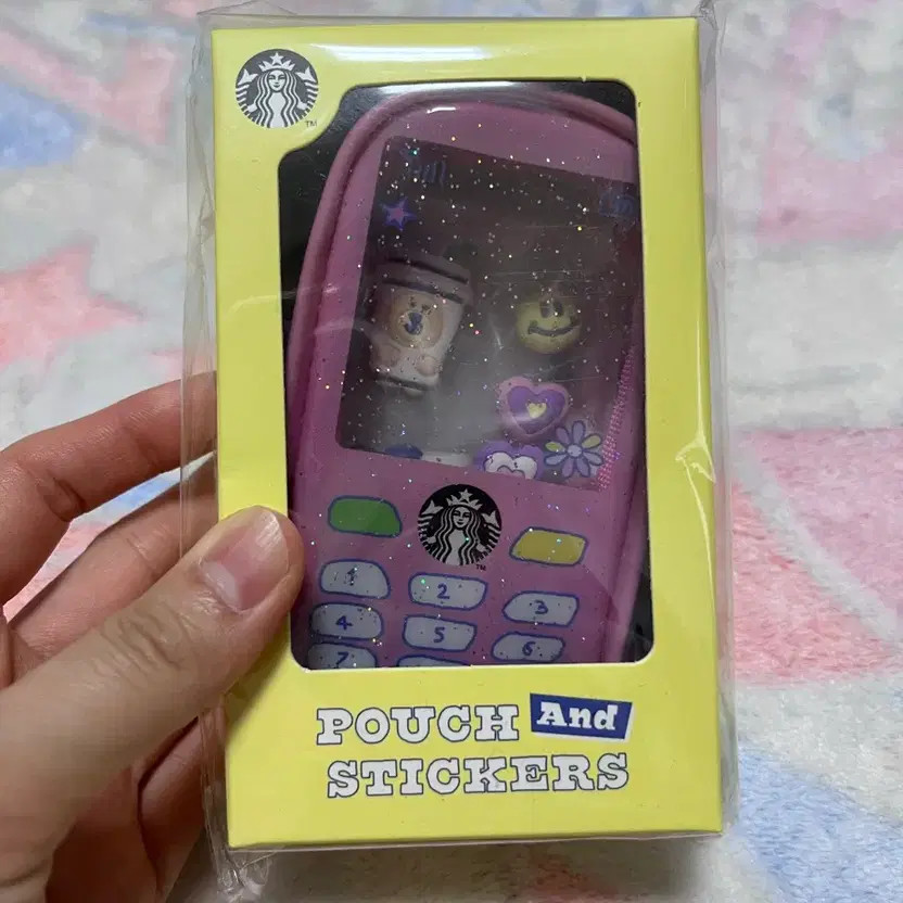 Starbucks Phone Pouch + Sticker Set Unopened New