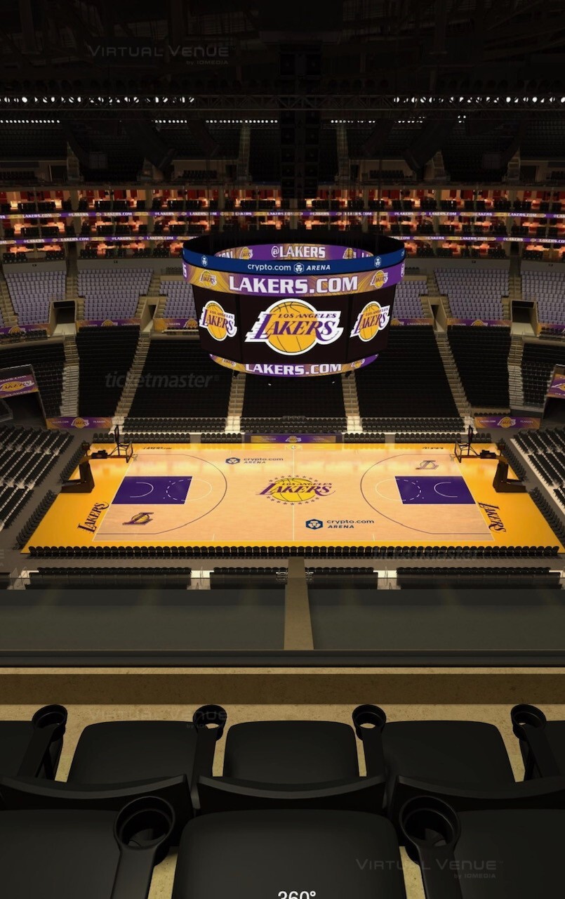 2 Dead Center Court  LA Lakers Tickets vs Cleveland Cavaliers, Tuesday, 3/31/26