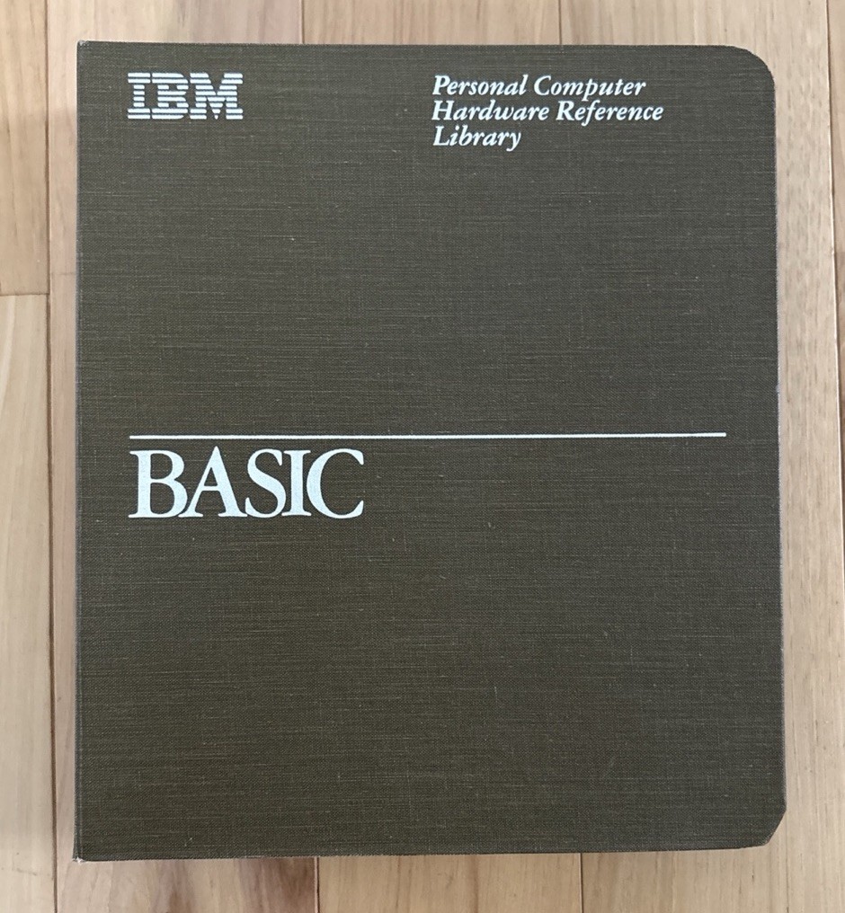 Vintage 1981 - IBM BASIC 1st Edition Reference Manual PC- 6025010 - CLEAN RARE