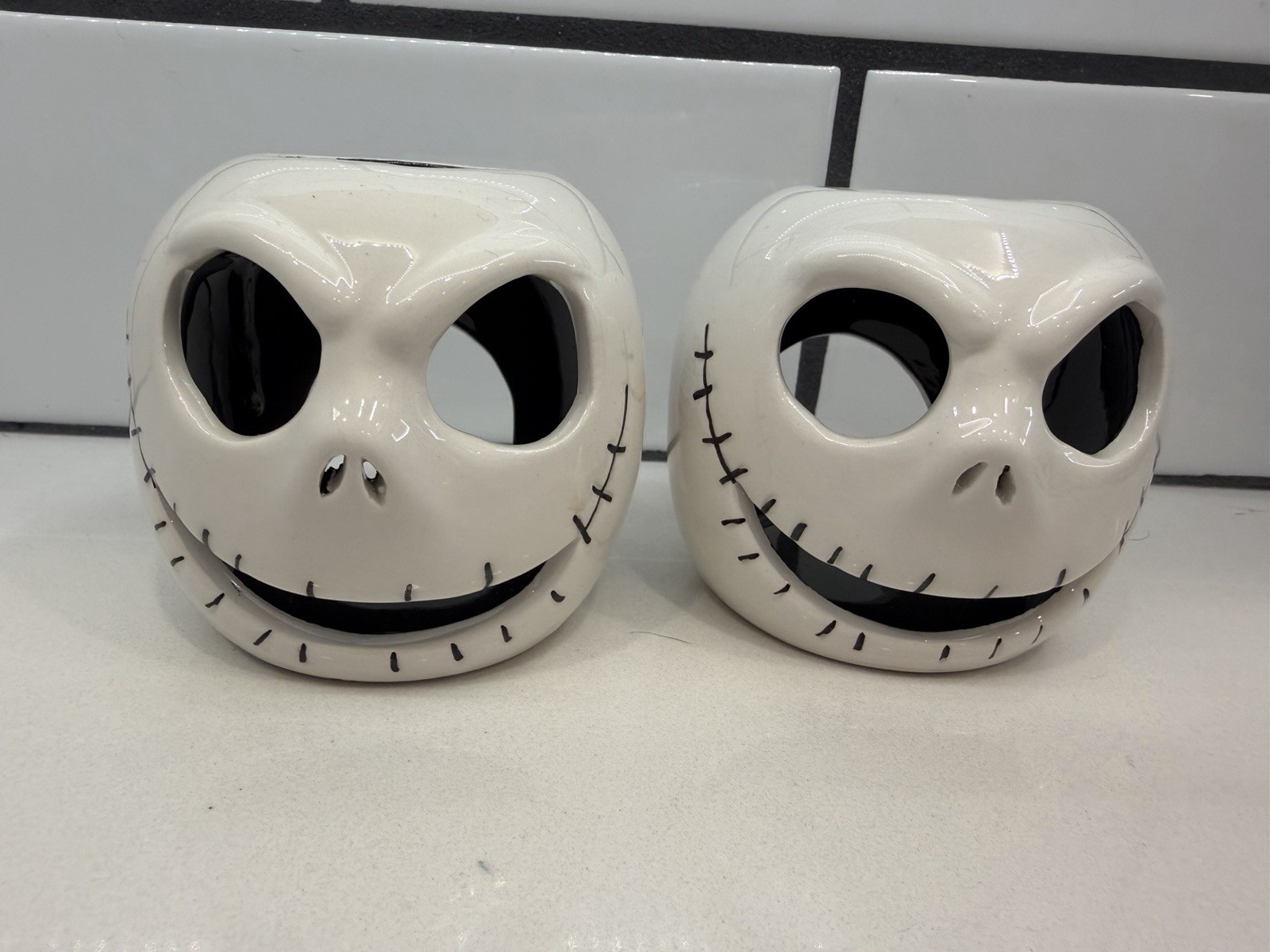 NEW Jack Skellington Nightmare Before Christmas Tea Light Candle Holder Set 💀