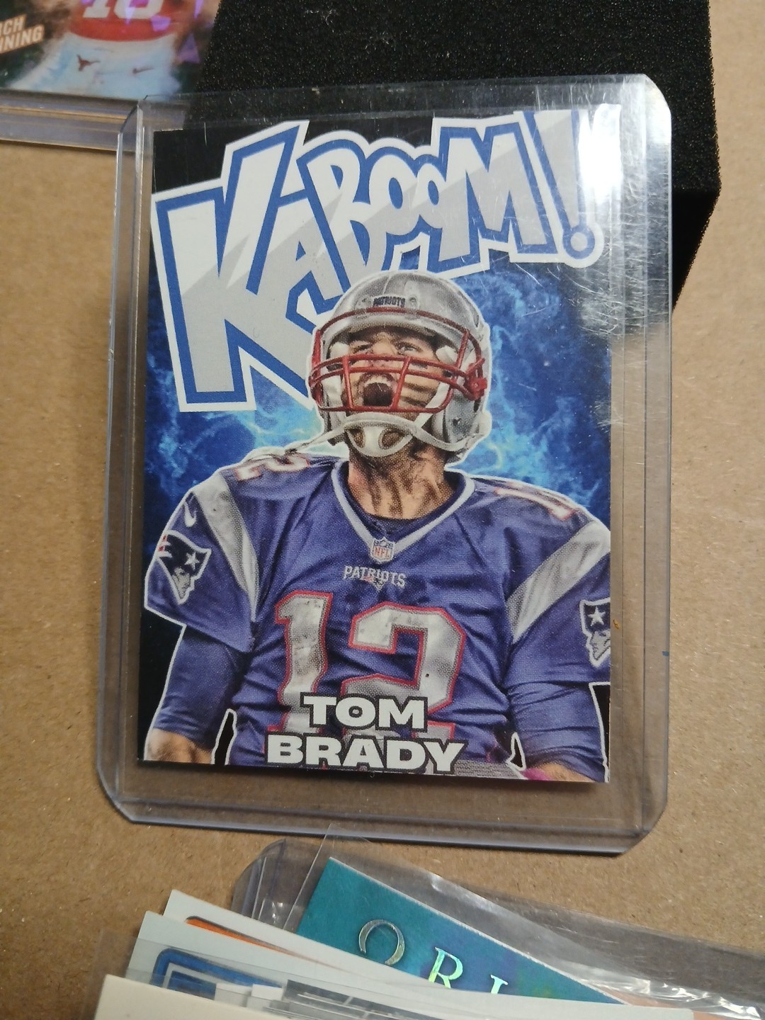 Tom Brady Custom KABOOM Custom Art Card 1/1