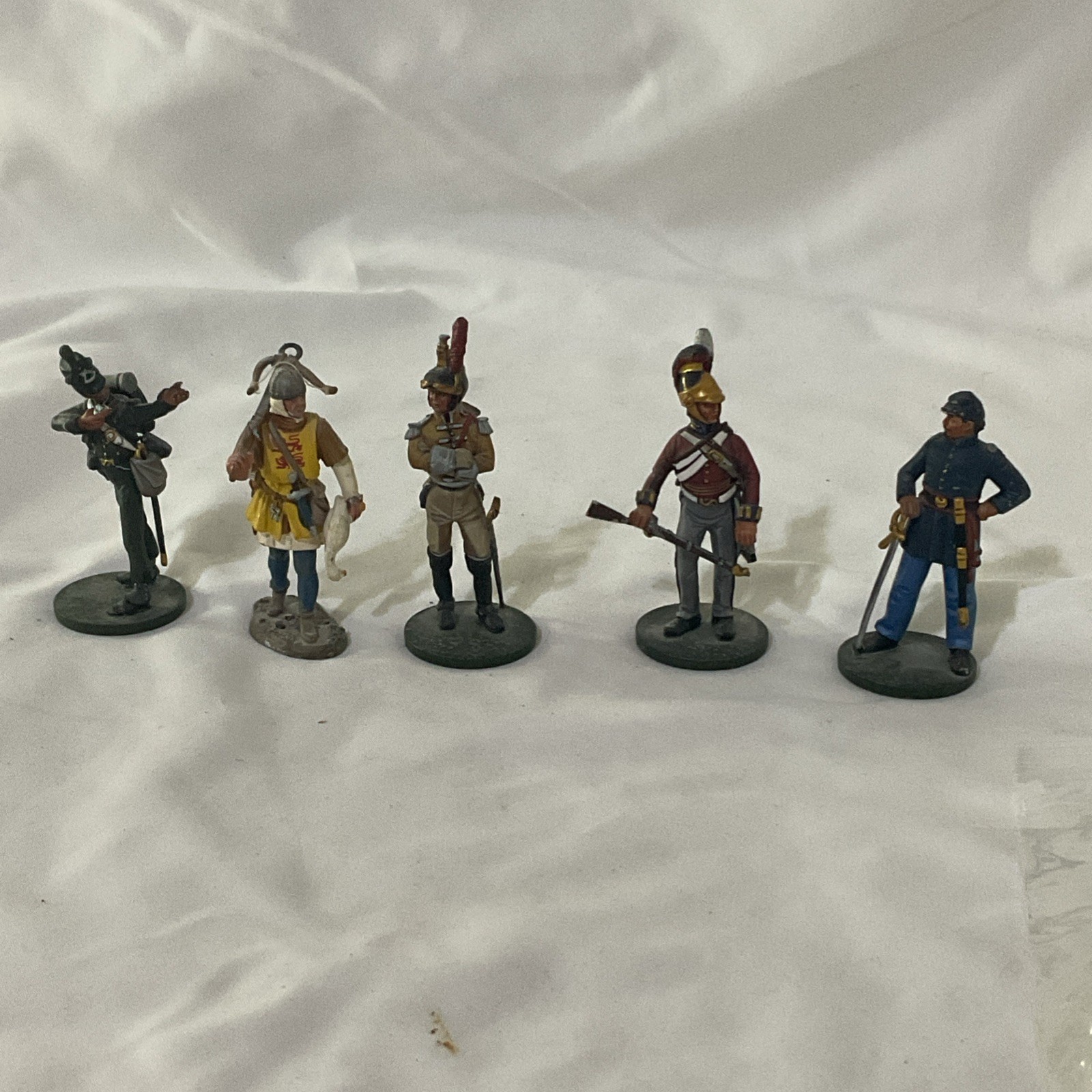 Oryon Toy Soldiers Lot Of 5 Crusaders Military 2.5” Metal Figures