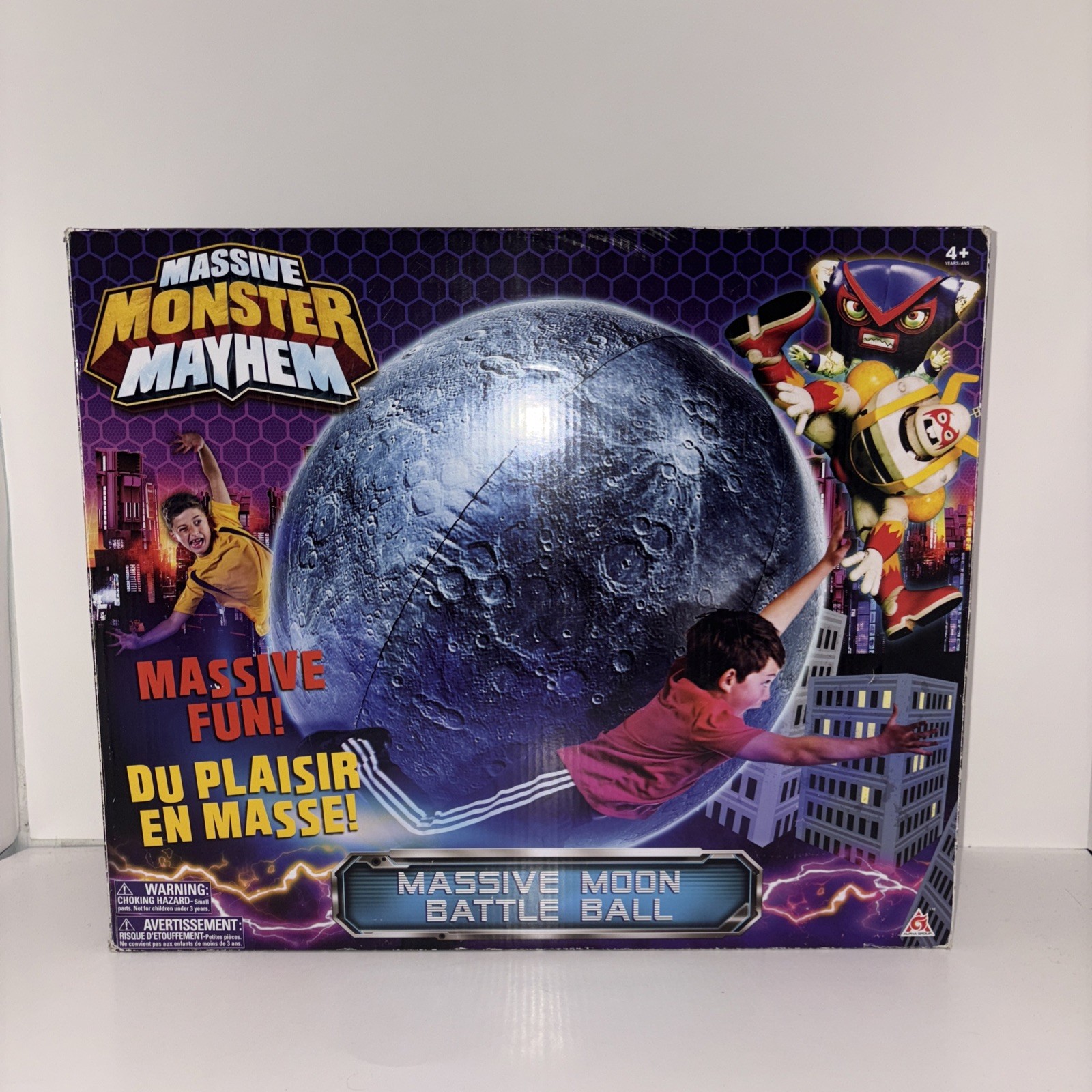 Massive Monster Mayhem 5 FT Inflatable Moon Battle Ball Tested Girant Beach Ball