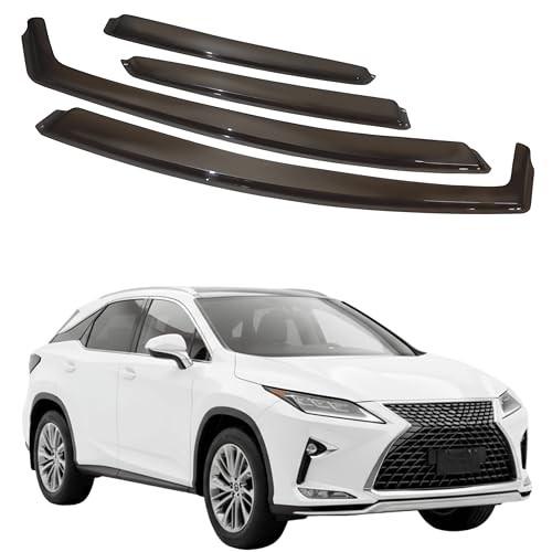 in-Channel Car Window Rain Guard RX450h RX350 RX200t Fsport (for 2016+) 4pcs