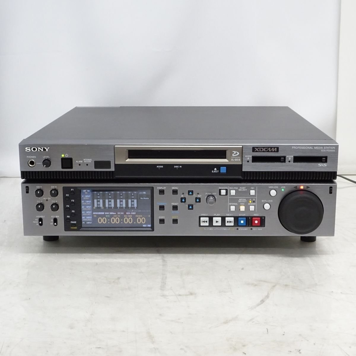 SONY XDS-PD2000 XDCAM Professional Media Station HD-SDI HDMI SSD Pro Disc