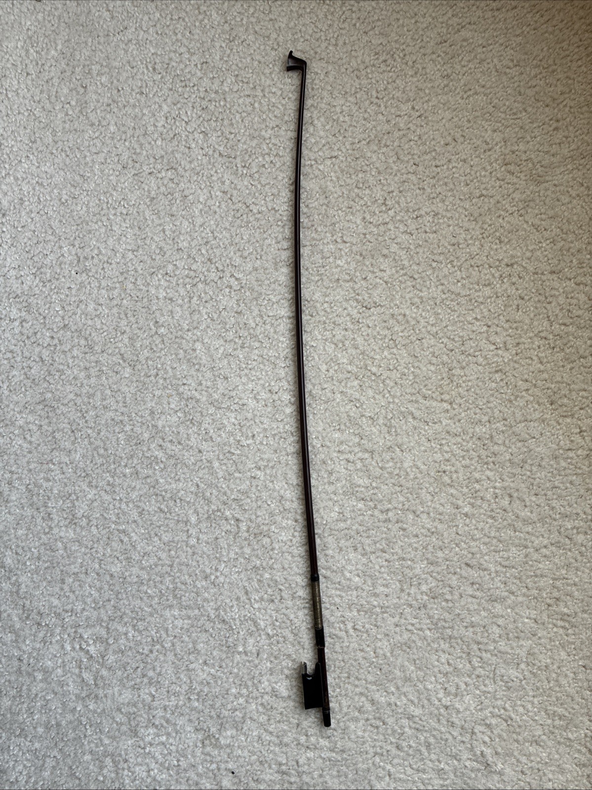 Vintage Heddon Steel Violin Bow Full Size