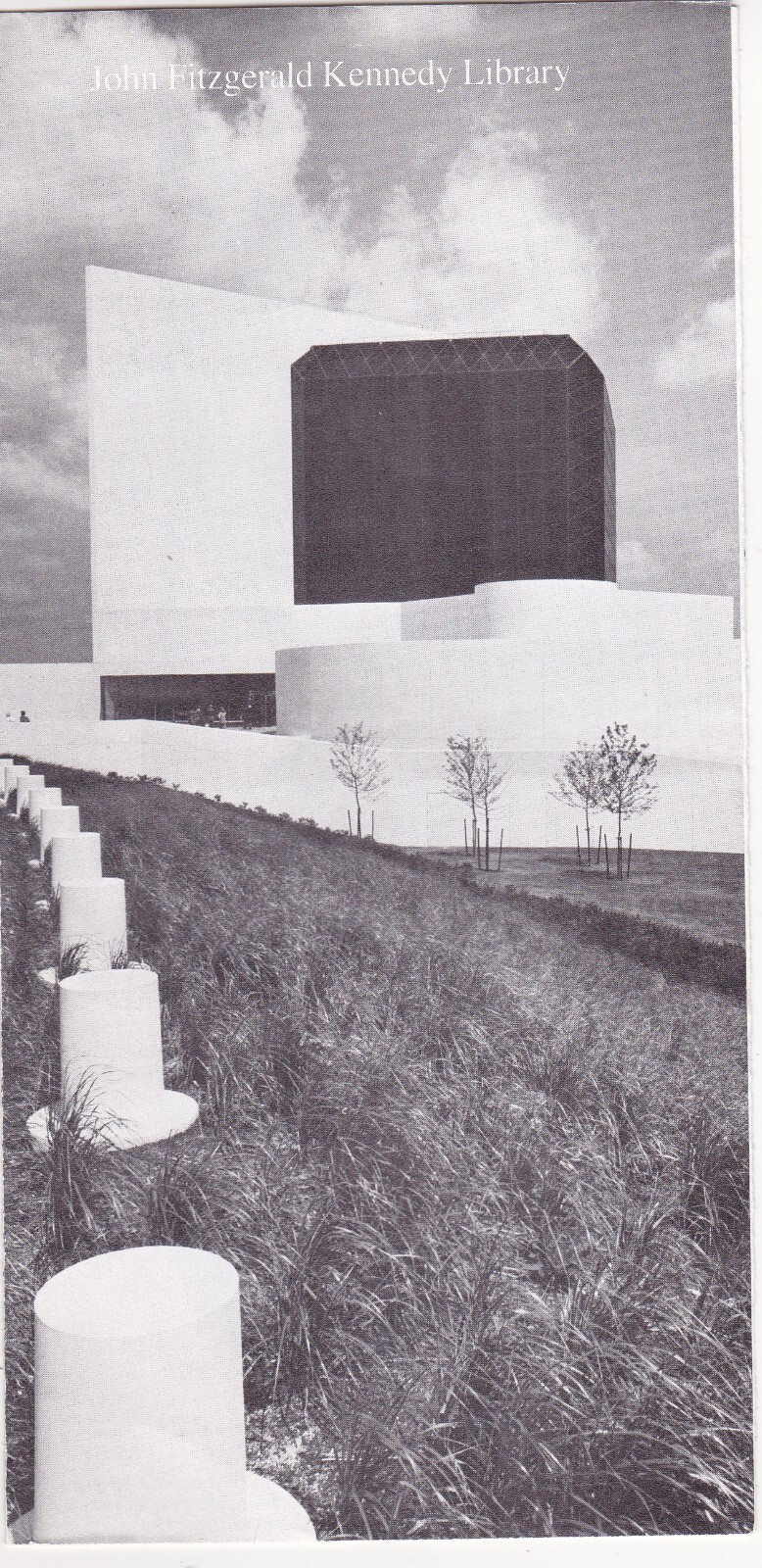 c1980 John F. Kennedy Library Boston Promotional Brochure