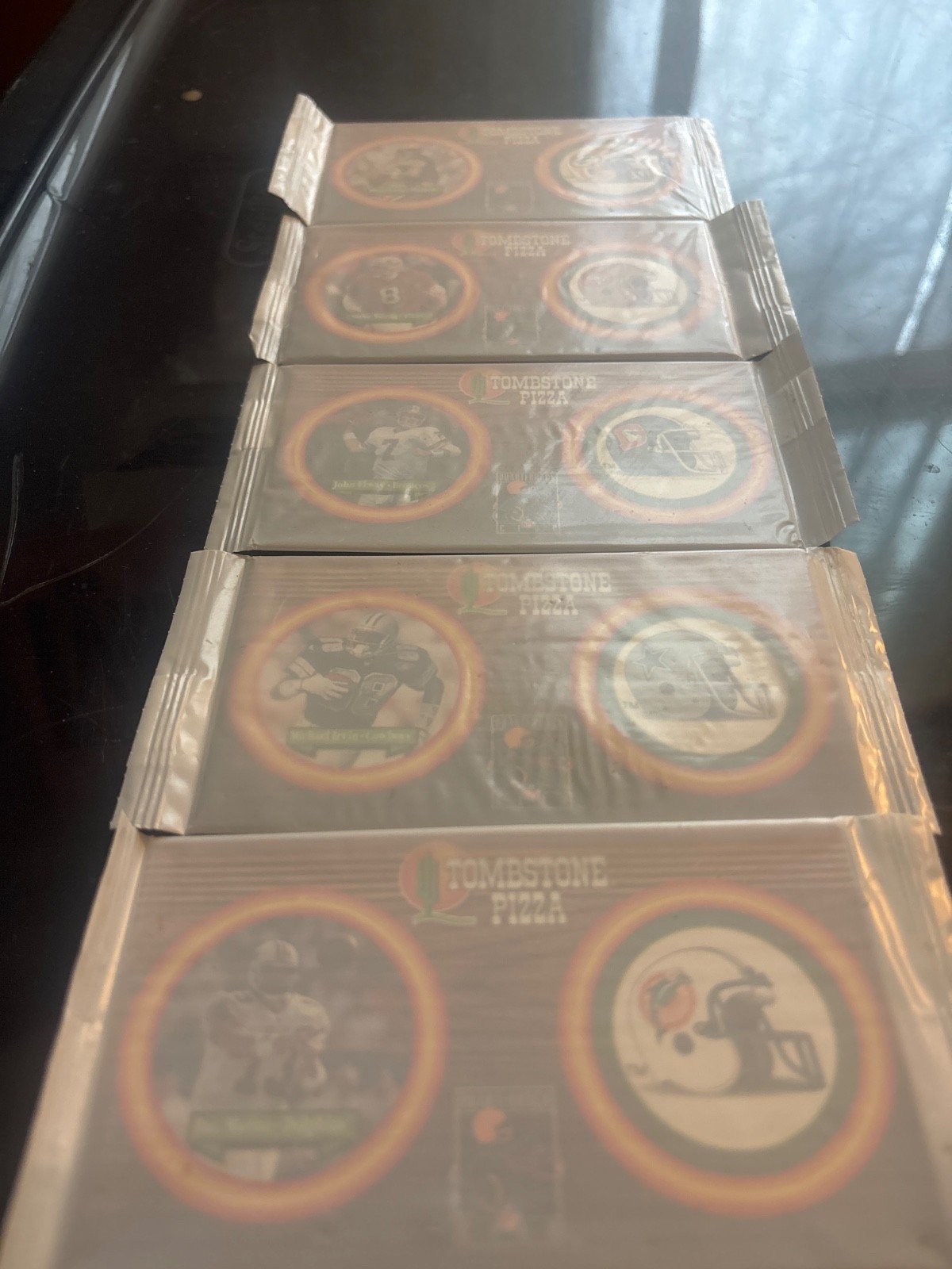 1995 Tombstone Pizza l lot of Elway Marino Young SEALED
