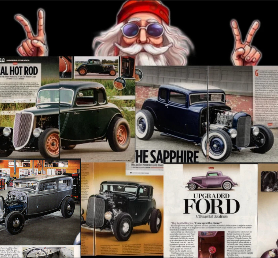 Early 1930 Ford Coupes/Tudors: Various clippings, pictures, ads and/or articles.