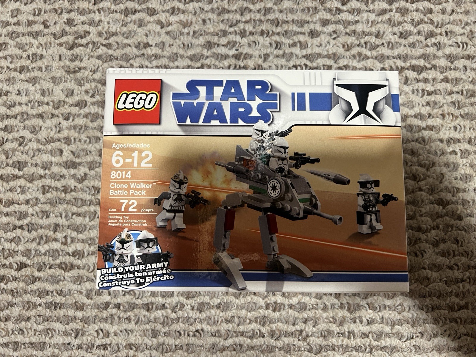 LEGO 8014 Star Wars: Clone Walker Battle Pack NEW Sealed Free Ship Insured