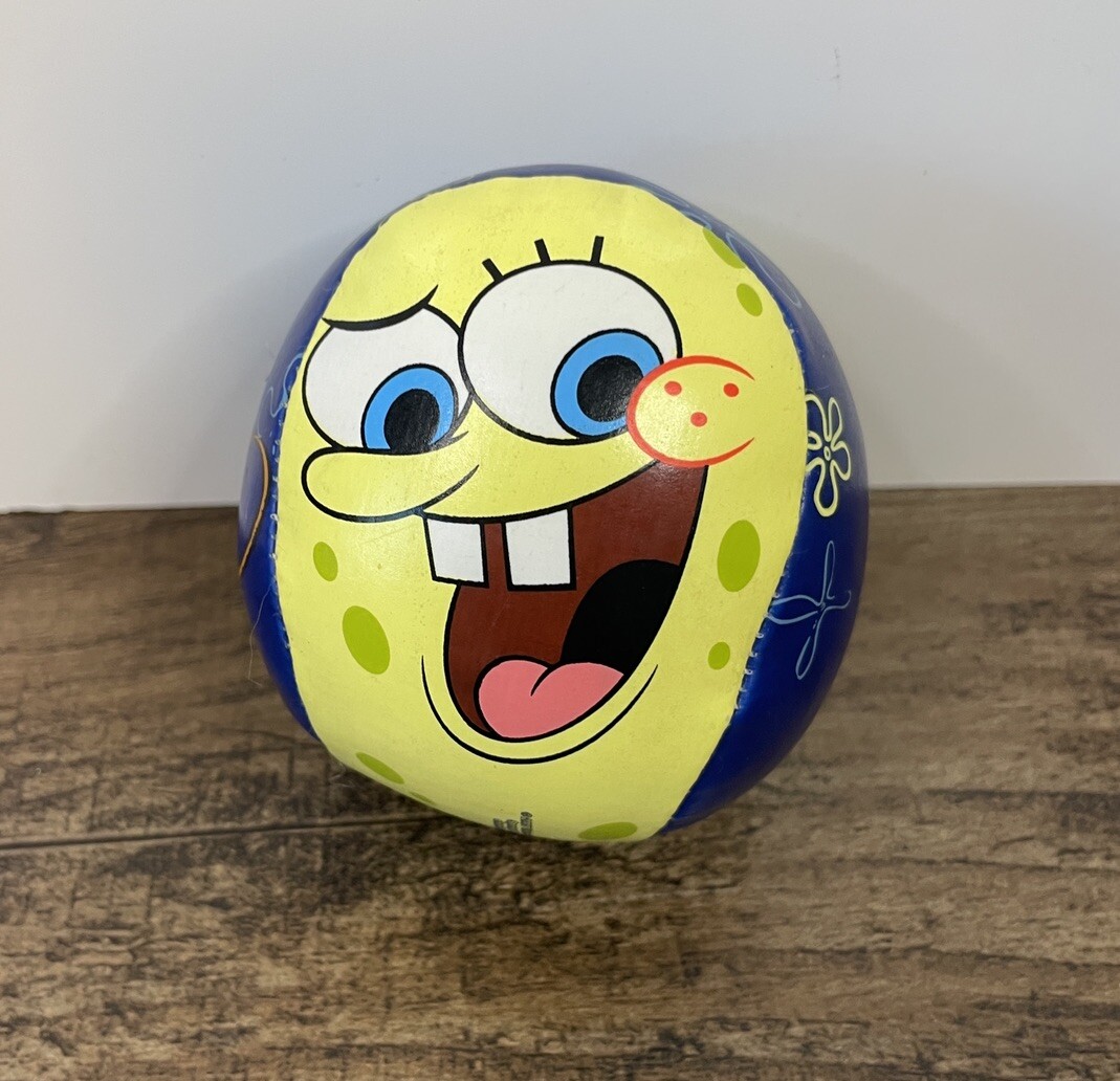 Rawlings Mini 3" SpongeBob SquarePants Soft Toy Plush Ball SMALL TEAR