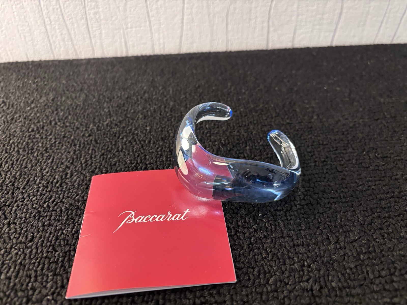 Blue Sky Bangle in Baccarat Crystal