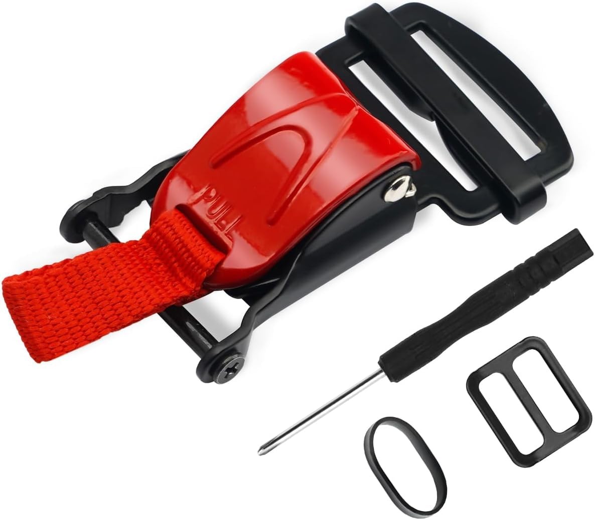 URLWALL 1pcs Helmet Quick Release Buckle Replacement Kit, All Stainless Steel...