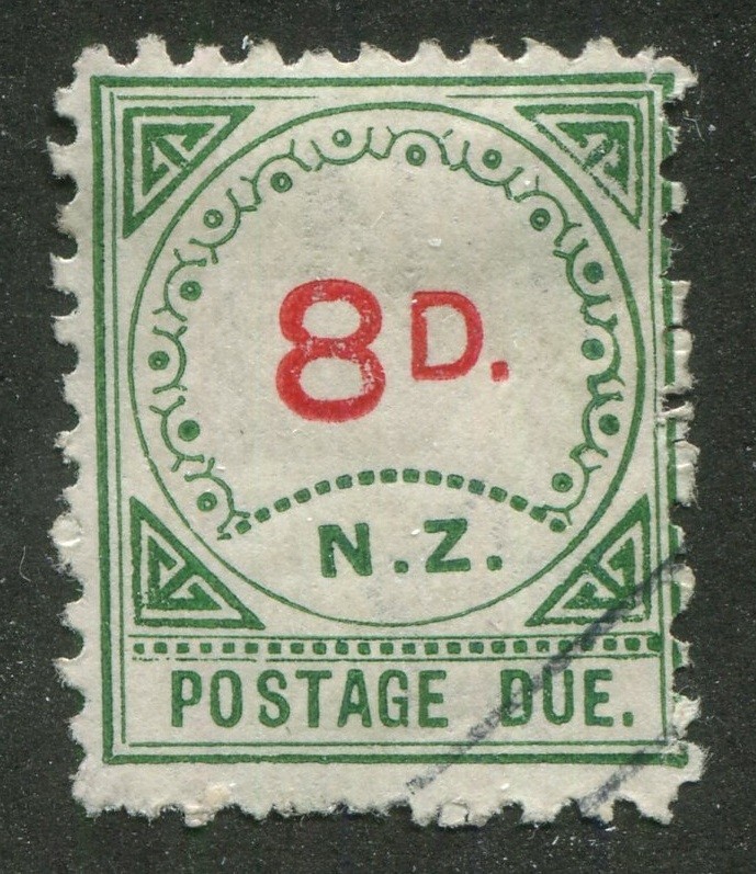 New Zealand J8 Used Postage Due Stamp