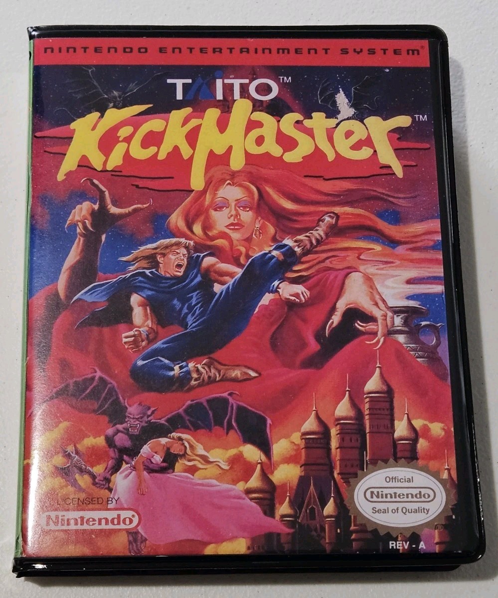 Kick Master KickMaster CASE ONLY Nintendo NES Box ANY 4+ 20% OFF A+ QUALITY