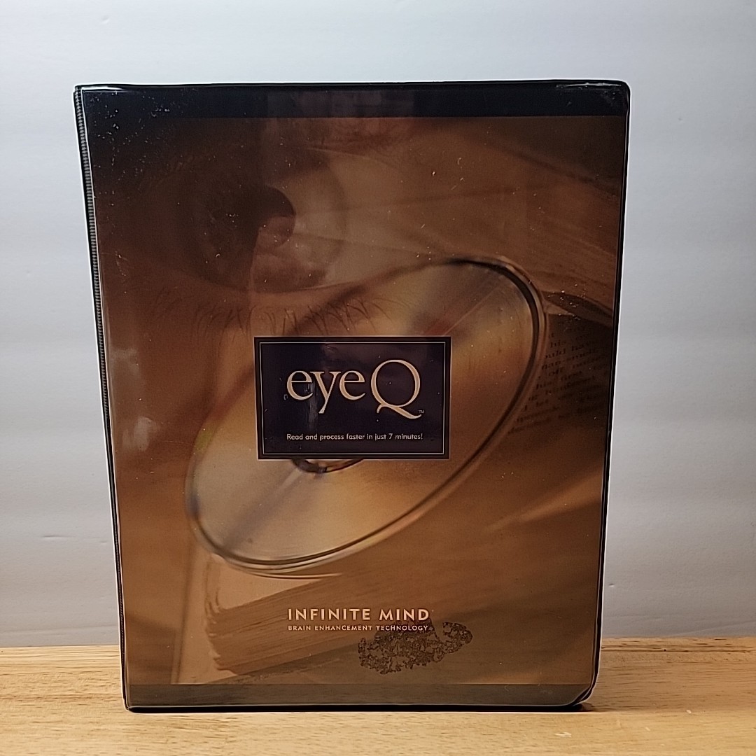eyeQ Infinite Mind Speed Reading Improvement Brain Enhancement - VHS + PC CD-ROM