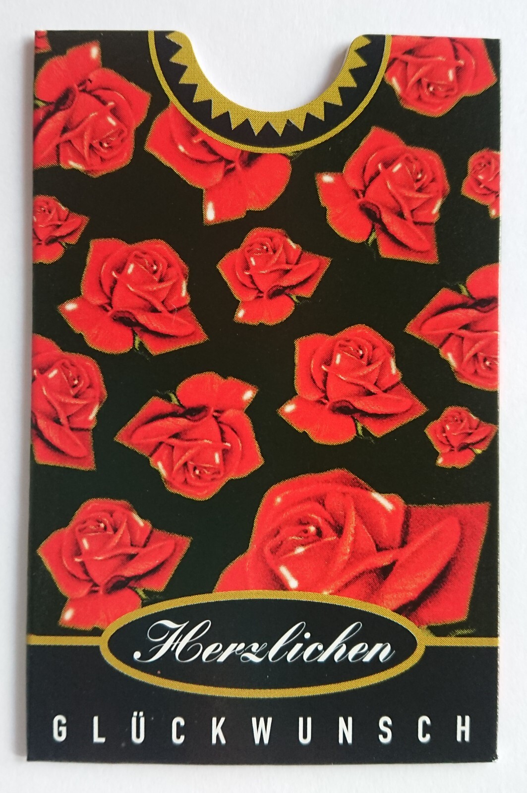 Titulaire Cardbox Carte de Téléphone, Ec Carte Félicitations Roses