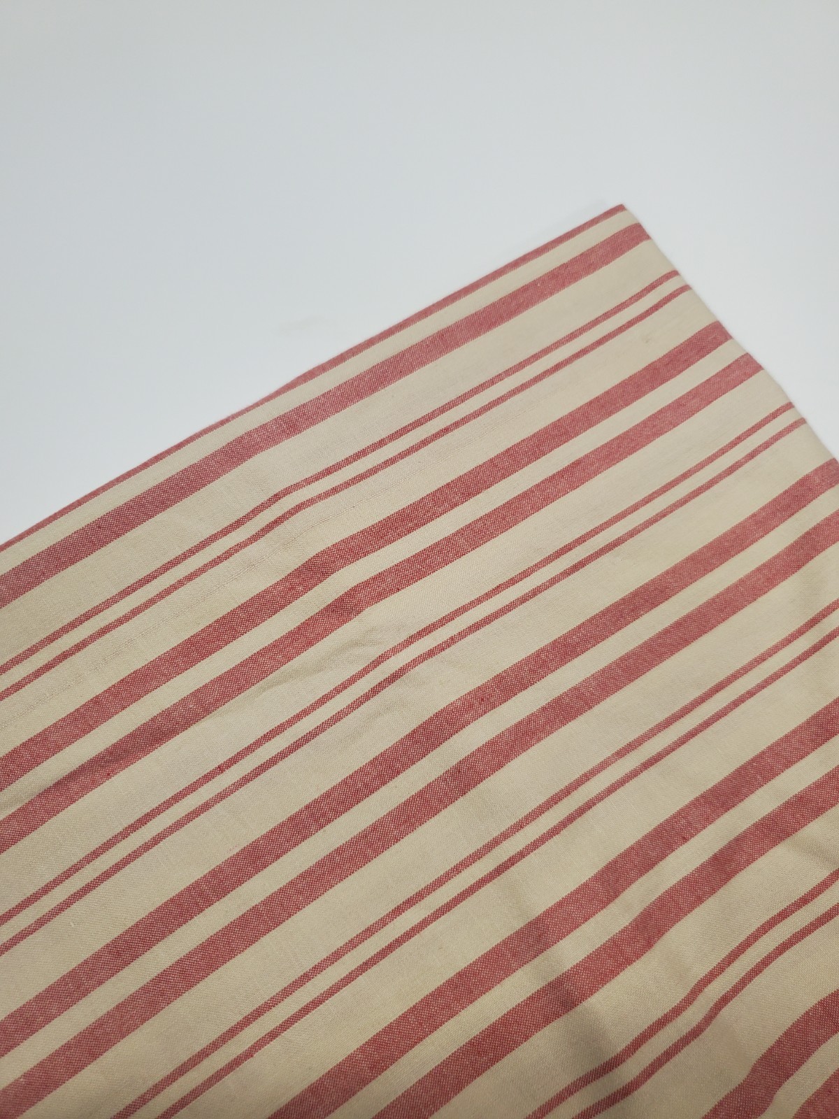 French General Fabric Woven Red Stripe Cotton Moda Sew Quilt Holiday FAT QUARTER