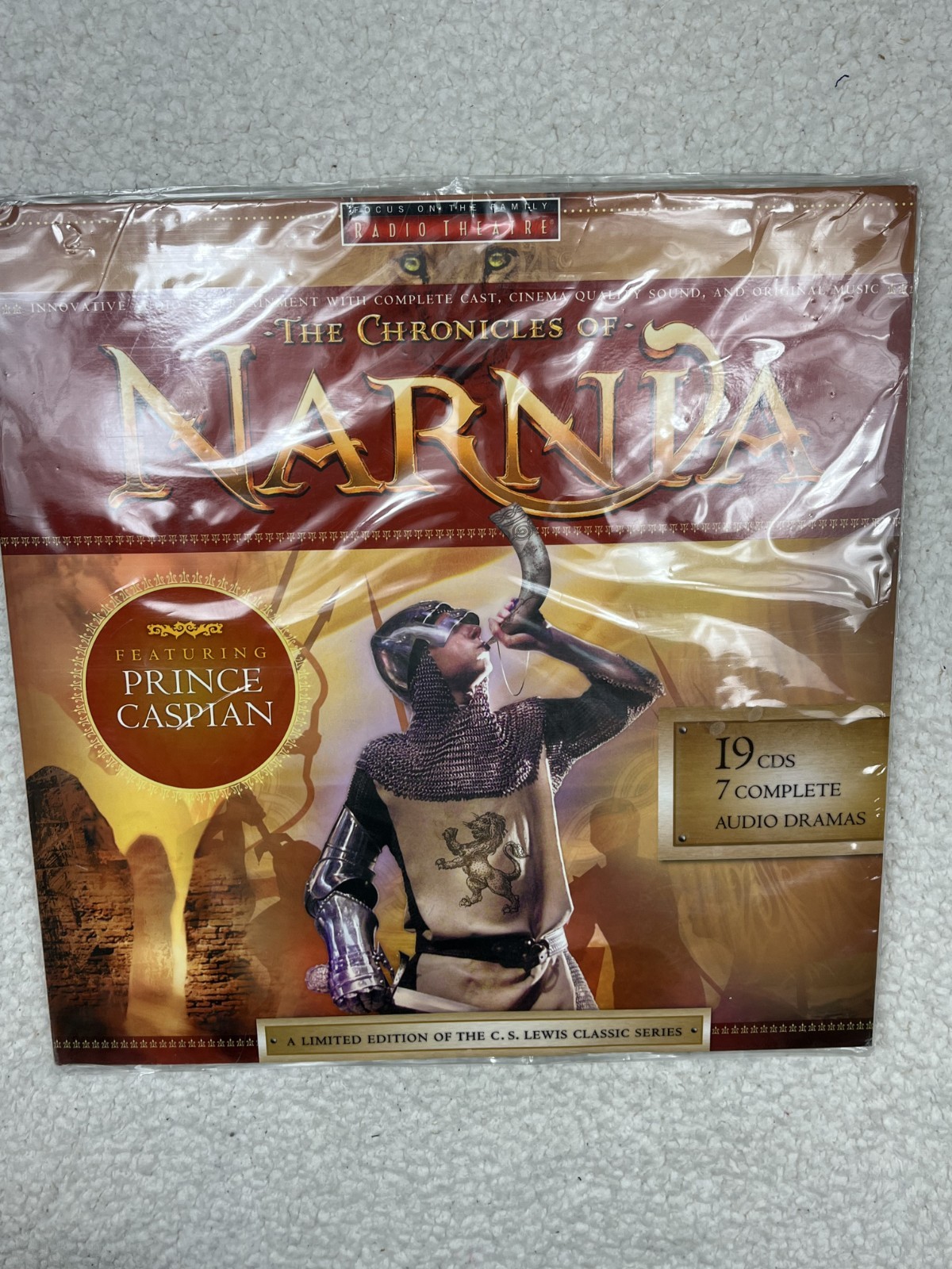 The Chronicles of Narnia Audio CD By C.S. Lewis Prince Caspian 19 Discs